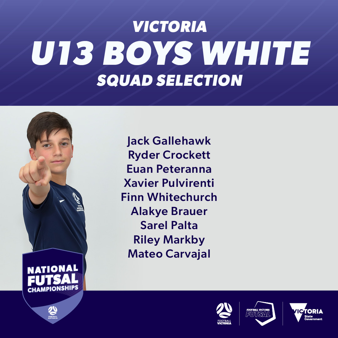 VIC U13 Boys White 25